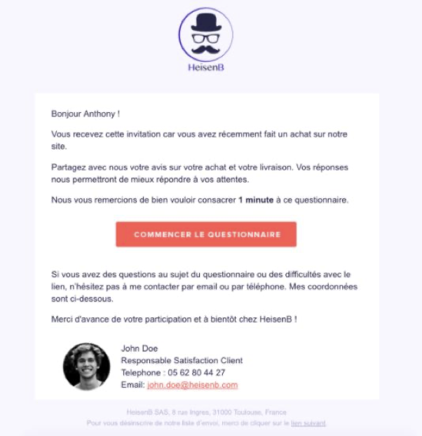 8 conseils pour rédiger le mail parfait et demander un avis client